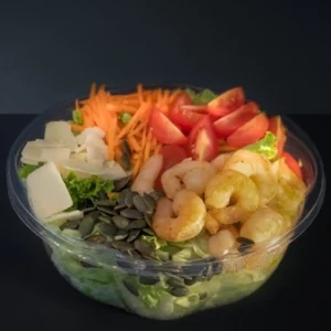 Garnéla rákos saláta